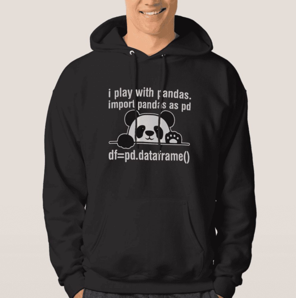 Programmer Panda Men's Hoodie